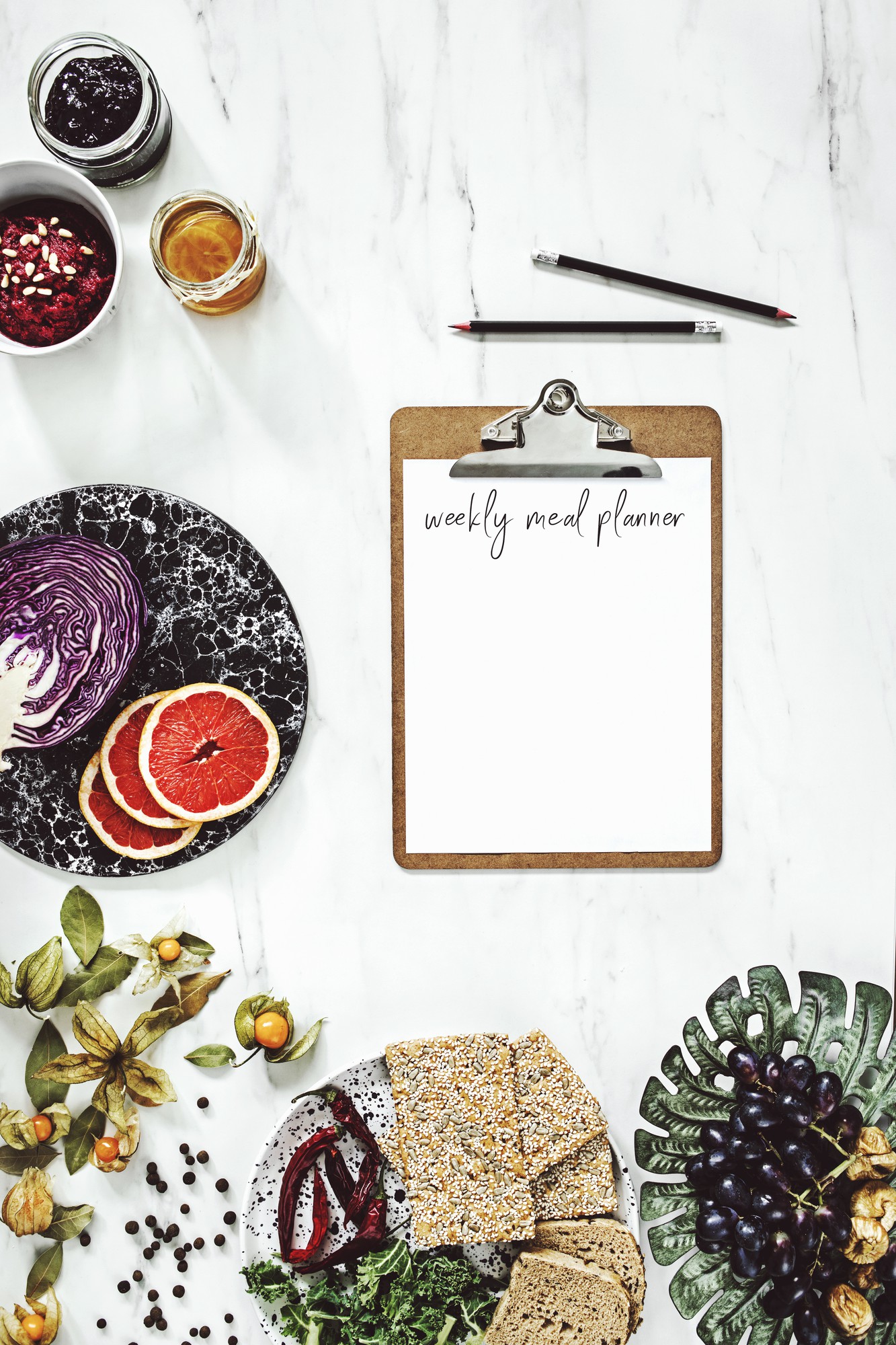 tablica z propozycjami menu